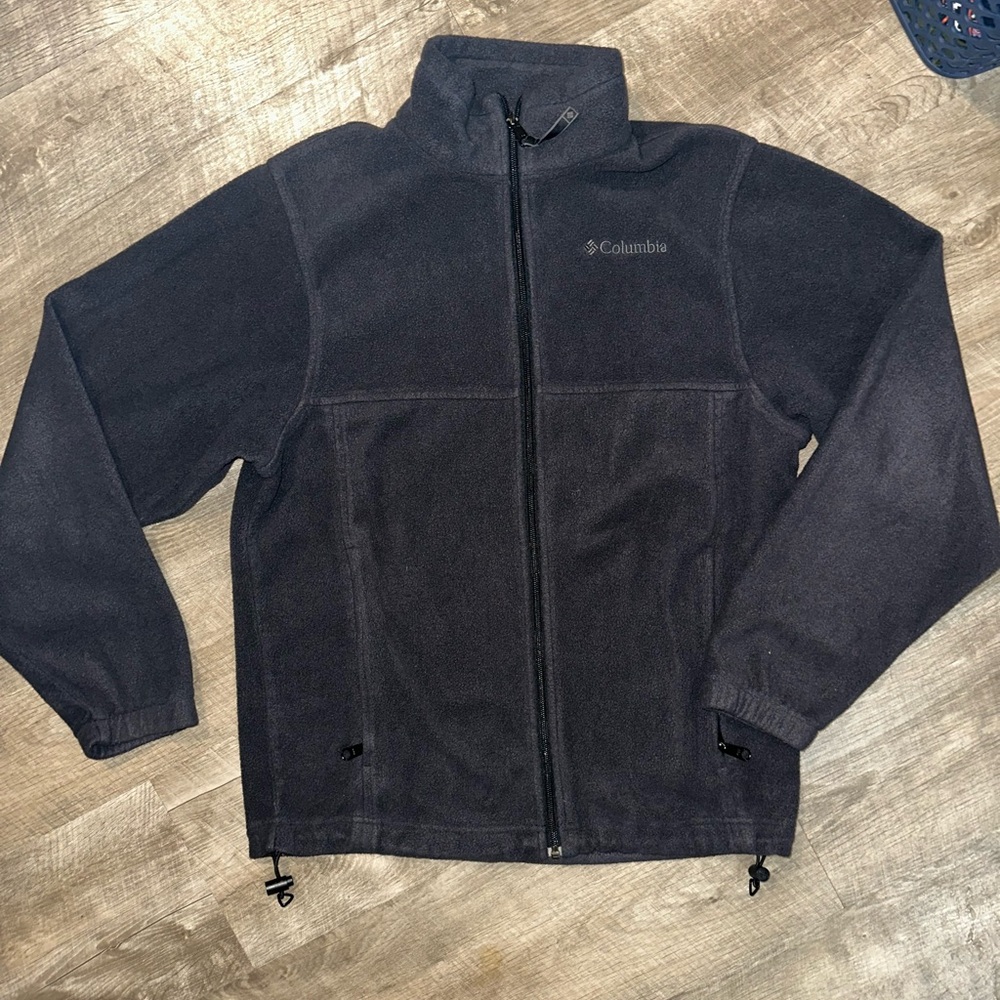 Columbia Charcoal Full-Zip Fleece Jacket